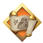 Symbole premium carte Athena Ascending Play'n Go