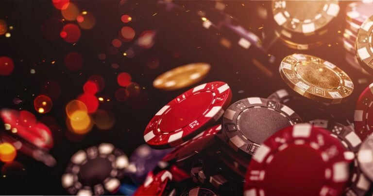 Pokerchips, Visual für Artikel zur Verteilung der Pokerchips