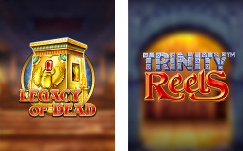 Spiel der Woche Freispiele auf Legacy of Dead (Play'n Go) oder Trinity Reels (Betsoft) im GoSlot Casino