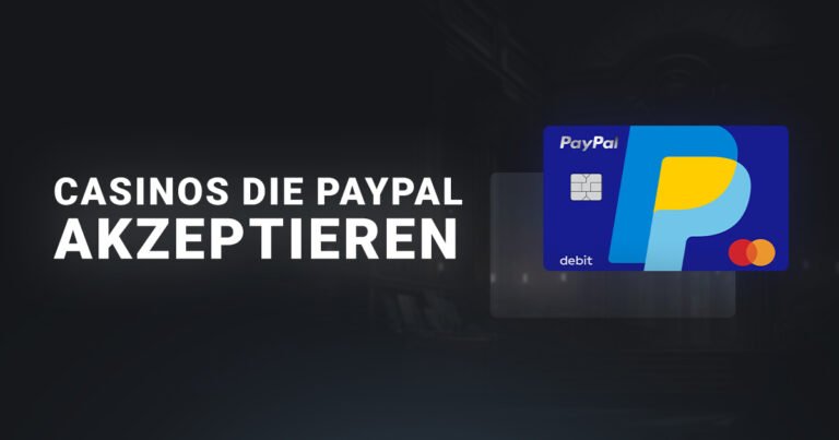 Banner Casinos PayPal Akzeptieren