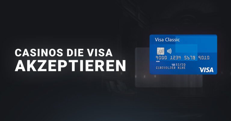 Die besten Casinos zum Einzahlen mit VISA-Karte