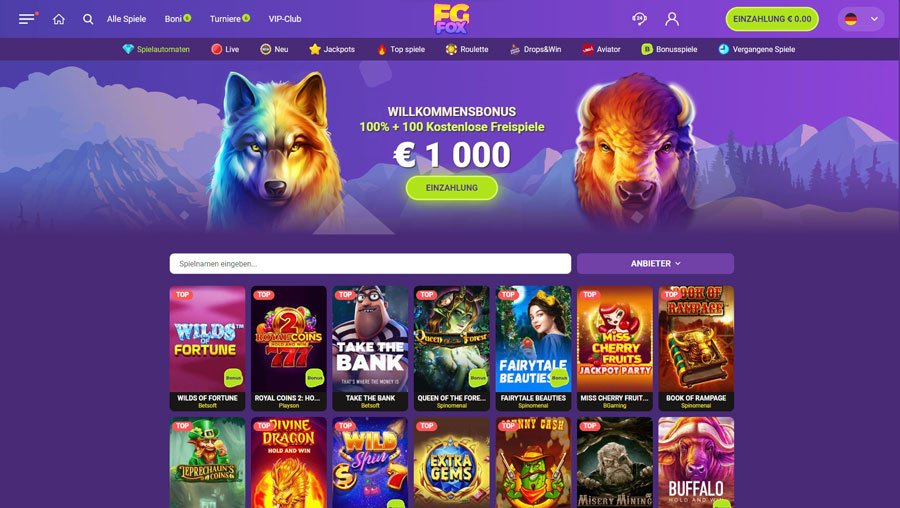 Spielautomaten FGFox Casino