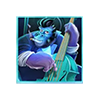 affen blau banana rock
